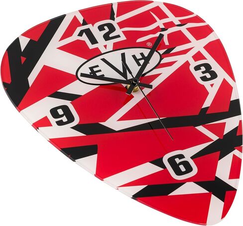 EVH Pick Shape Clock, Red/White/Black Stripes in Saudi Arabia