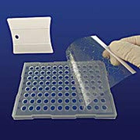 Plate Seal PS-PPO-100 Optically Polyolefin Film, Clear (Pack of 100) in Saudi Arabia