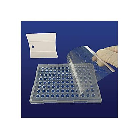 Plate Seal PS-PPO-100 Optically Polyolefin Film, Clear (Pack of 100) in Saudi Arabia