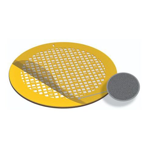 EMS CF200F1-Au-ET Carbon Support Film, Gilder Finder Grid, F1 Type, 20-30 nm Thick, Gold (Pack of 50) in Kuwait