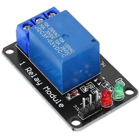 3.3V Single Channel Relay Module with Optocoupler Isolation for Breadboard PCB Mount 10A 250V AC Electronic Control in Saudi Arabia