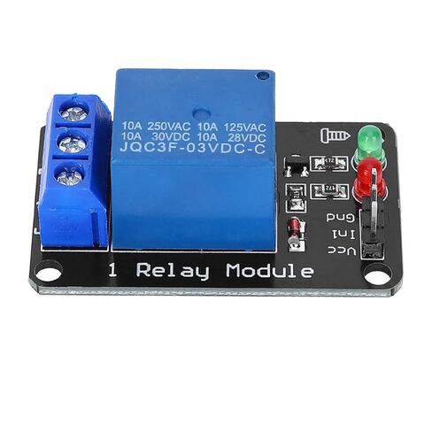 3.3V Single Channel Relay Module with Optocoupler Isolation for Breadboard PCB Mount 10A 250V AC Electronic Control in Saudi Arabia