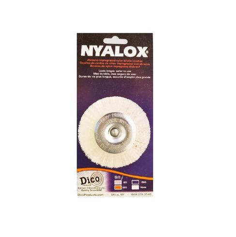 MNTD WHEEL BRUSH NYLX 4" in Saudi Arabia