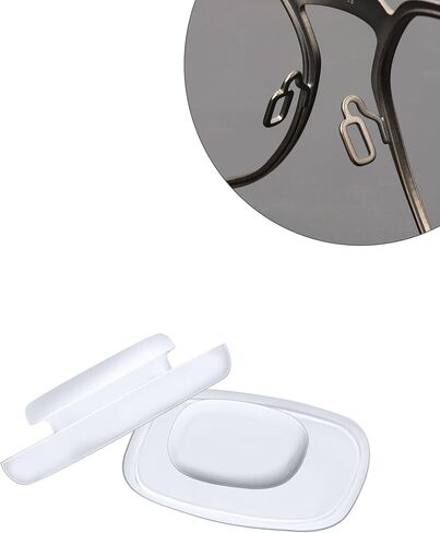 6 Pairs Clear Nose Pad for Costa South Point/Flagler/Ponce; for Oakley Cartridge/Latch Key/Diecutter/Latch Alpha Eyeglasses in Saudi Arabia