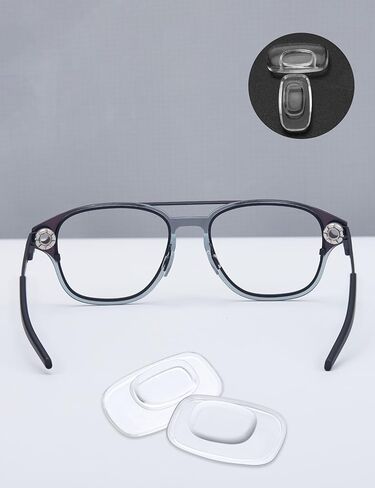 6 Pairs Clear Nose Pad for Costa South Point/Flagler/Ponce; for Oakley Cartridge/Latch Key/Diecutter/Latch Alpha Eyeglasses in Saudi Arabia