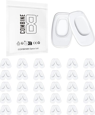 6 Pairs Clear Nose Pad for Costa South Point/Flagler/Ponce; for Oakley Cartridge/Latch Key/Diecutter/Latch Alpha Eyeglasses in Saudi Arabia