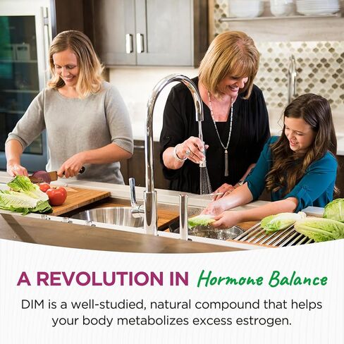 مكمل قطرات سائلة من DIM للنساء - تناغم الهرمونات للنساء ومكملات حب الشباب مع الفيتامينات المتعددة والإينوزيتول والسلفورفان - توازن الهرمونات، دعم البشرة والمزاج الشفاف، نكهة التوت المختلطة 2 أونصة سائلة in Kuwait