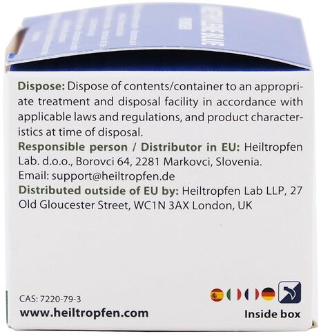 مسحوق الميثيلين الأزرق 0.35 أونصة - 10 جم | درجة نقاء فائقة | مكونات من فئة USP Pharma - تم اختبارها بواسطة طرف ثالث | خالي من الفورمالديهايد | بما في ذلك ملعقة | هيلتروبفين® in Kuwait