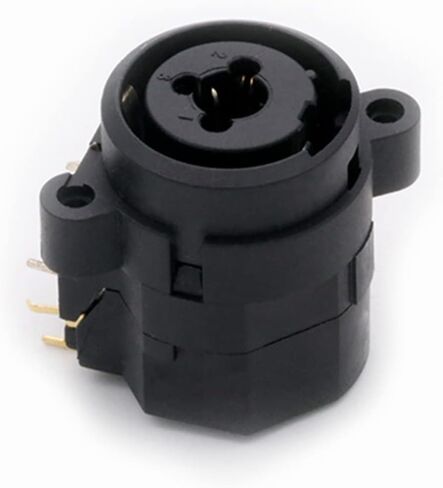 X L R موصل وظيفة مزدوجة لوحة جبل الهيكل أنثى جاك 11Pin أنثى مقبس متفرع زاوية عازمة 10 قطعة in Kuwait