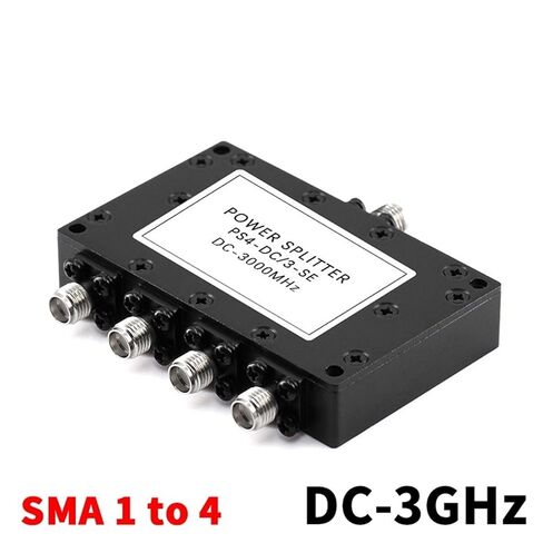 SMA RF المقاومة مقسم الطاقة DC-3G نقطة واحدة أربعة 50 يورو 3000 متر اختبار الطاقة الموزع 1 قطعة in Kuwait
