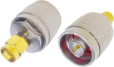 RF اقناع N ذكر إلى S M A ذكر موصل محوري S M A إلى N محول القابس 2 قطعة in Kuwait