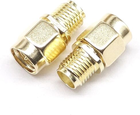 موصل محوري عالي التردد S M A-J K محول هوائي S M A ذكر دبوس إلى S M A أنثى دبوس 10 قطعة (RP-SMA-J إلى SMA-K) in Kuwait