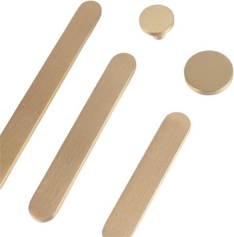 الصلبة النحاس عادي خزانة خزانة درج نحى الأثاث الأسود مقبض T-بار 1 قطعة (8825-192-أسود) in Kuwait