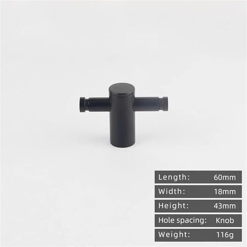 الصلبة النحاس مقبض طويل العتيقة خزانة درج سحب قابل للتعديل منشفة الحمام رف 1 قطعة (8846-T-BLK) in Kuwait