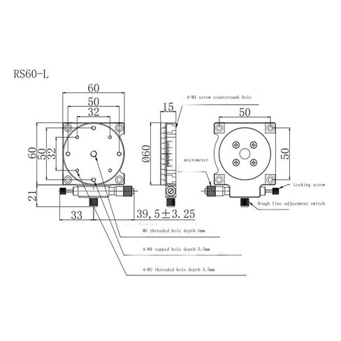 RS60-L Manual Rotating Slide, R-axis Adjustment in Saudi Arabia