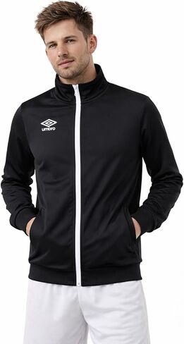 Umbro Men's Diamond Athletic Soccer Full Zip Track Jacket in Saudi Arabia
