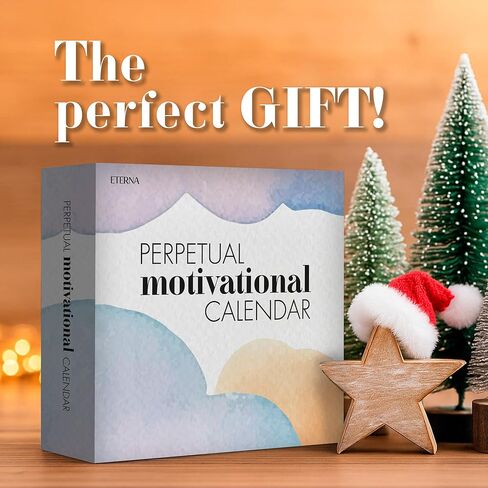 Motivational Perpetual Daily Desktop Calendar | 365 Inspirational Positive Quotes for Home or Office, Affirmations to Motivate, Uplift, and Encourage For Every Day of The Year | Great Gift To Improve Mindfulness for Women, Men, & Coworkers in Saudi Arabia