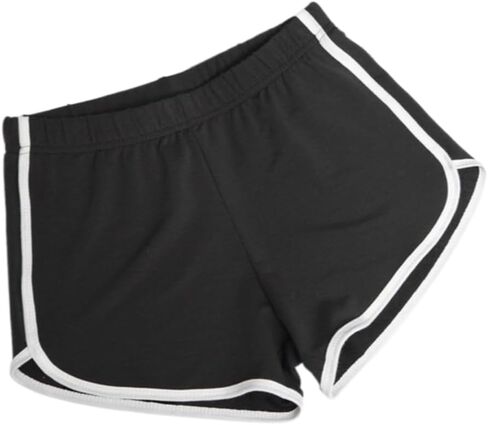 Shorts for Women Cotton Yoga Short Pants Summer Elastic Waist Athletic Cycling Hiking Sports Shorts in Saudi Arabia