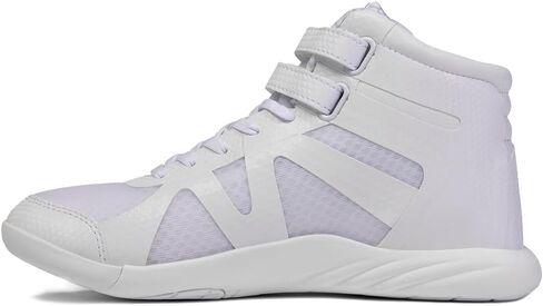 Nfinity Mid -Top Cheer Shoe - All -Surface Cheerleading - High Otkle - White A4.5 in Saudi Arabia