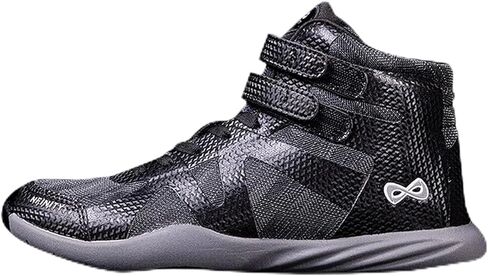 Nfinity Mid -Top Cheer Shoe - All -Surface Cheerleading - High Otkle - White A4.5 in Kuwait