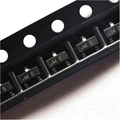 100 قطعة S9015 M6 0.1A 45V PNP SOT-23 SMD رقاقة الترانزستور in Saudi Arabia