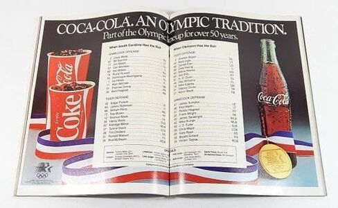 Lot of (6) Different 1981 to 1983 Carolina College Football Programs - NFL Programs in Saudi Arabia