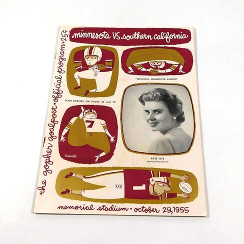 1955 USC at Minnesota College Football Program 10-29-55 - NFL Programs in Saudi Arabia