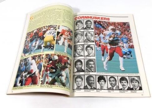 1983 Nebraska vs LSU Orange Bowl College Football Program 1-1-83 - College Programs in Saudi Arabia