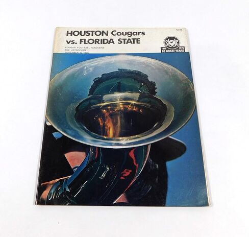 1975 Florida State at Houston College Football Program 11-22-75 - College Programs in Saudi Arabia