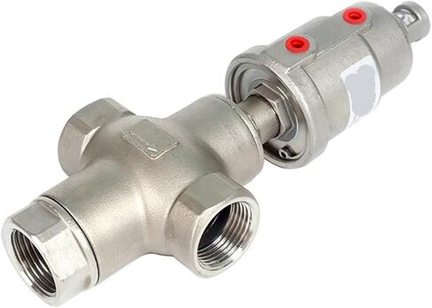 1/2 "3/4" 1 "صمام مقعد زاوية هوائي ثلاثي الاتجاهات لولبة داخلية من الفولاذ المقاوم للصدأ صمام بخار بدرجة حرارة عالية(1) in Kuwait