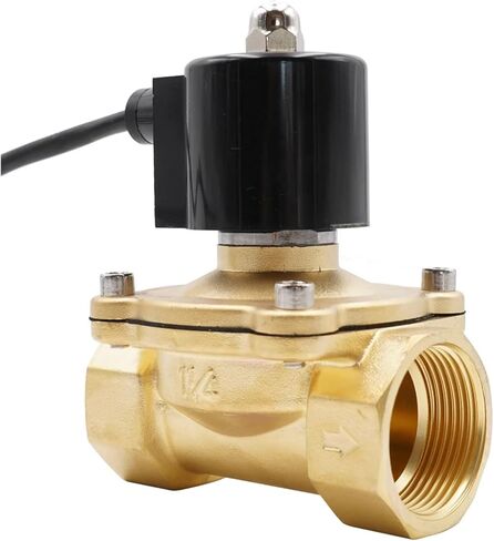 صمام الملف اللولبي للنافورة تحت الماء مغلق عادةً، صمام مياه النافورة، G3/8 بوصة إلى G2، AC220V DC24V، مقاوم للماء، NBR(1,AC 24V_NBR) in Kuwait