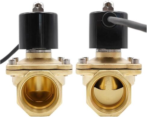 صمام الملف اللولبي للنافورة تحت الماء مغلق عادةً، صمام مياه النافورة، G3/8 بوصة إلى G2، AC220V DC24V، مقاوم للماء، NBR(1,AC 24V_NBR) in Kuwait