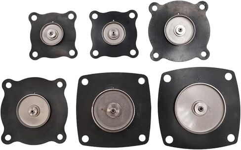 10 قطع 2 واط من غشاء صمام الملف اللولبي، 1/2 بوصة 3/4 بوصة 1 بوصة 1-1/4 بوصة 1-1/2 بوصة 2 بوصة، مادة الحجاب الحاجز (1، NBR) in Kuwait