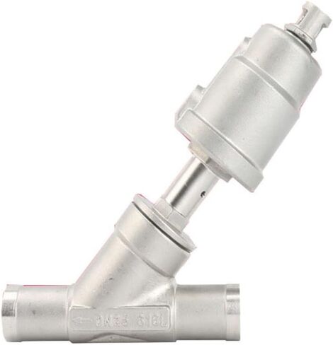 3/4 "304 الفولاذ المقاوم للصدأ صمام زاوية لحام هوائي 16bar للغاز مغلق عادة (تمثيل واحد) in Kuwait