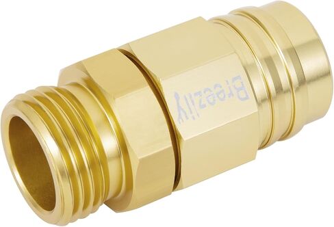 Metal 5/8" Garden Hose Connector Repair Fittings, Premium Aluminum-Alloy Male&Female End-Hose Mender, 5/8inch Water Hose End Coupler Replacement, 2 sets Garden Telescopic Hose end Adapter in Saudi Arabia