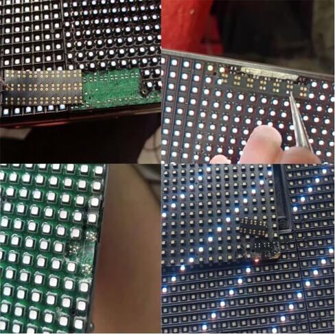 P3.91 سلسلة حلبة ورقة LED وحدة PCB وسادة إصلاح P3.91-2121/2020 /1818/1919/1921 120X120 مللي متر وسادة ورقة لإصلاح PCB أثناء التثبيت in Kuwait