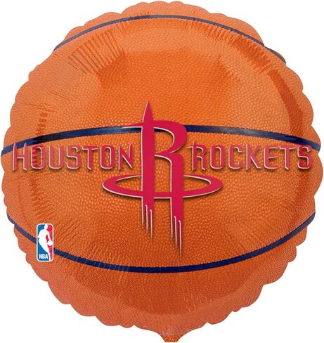 Anagram International Houston Rockets Flat Party Balloons, 18", Multicolor in Saudi Arabia