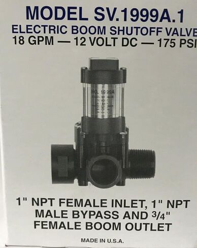 Electric Boom Shutoff Solenoid Valve, 1" Inlet, 1" Outlet Farmer Bob's Parts 1999A1 in Saudi Arabia