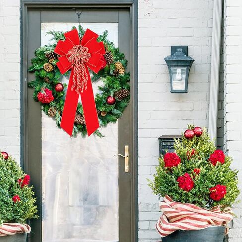 Halloween Decorations, 2PCS Black Halloween Skull Bow Wreaths for Front Door, for Wall Home Porch Party Indoor Outdoor Holiday Decor. in Kuwait