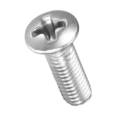مسامير براغي برأس غاطسة متقاطعة من METALLIXITY Phillips (M6-1x35) 20 قطعة، 304 براغي لآلة النجارة ذات رأس مسطح من الفولاذ المقاوم للصدأ - لمشاريع تجميع الأثاث DIY، فضي in Kuwait