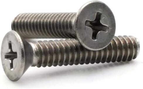 Phillips Flat Head Machine Screw 316 Stainless Steel - 3/8"-16 x 1 Qty 25 in Saudi Arabia