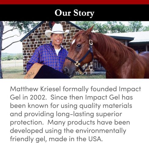 Impact Gel 28" Barrel Contour Saddle Pad in Kuwait