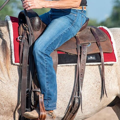Classic Equine Performance Trainer Saddle Pad, Felt Top, Maroon in Saudi Arabia