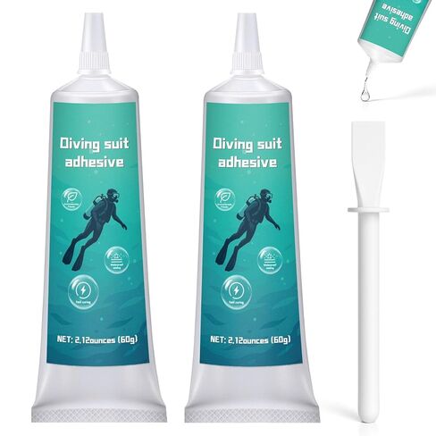 120g Wetsuit Glue Repair Kit Resists Saltwater and Repeated Stretching, and is Specifically Designed for Repairing Wading Pants, Wetsuits, PVC Inflatable Boats, Vinyl, and Outdoor Equipment in Saudi Arabia