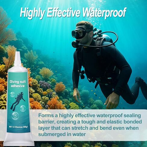 120g Wetsuit Glue Repair Kit Resists Saltwater and Repeated Stretching, and is Specifically Designed for Repairing Wading Pants, Wetsuits, PVC Inflatable Boats, Vinyl, and Outdoor Equipment in Saudi Arabia