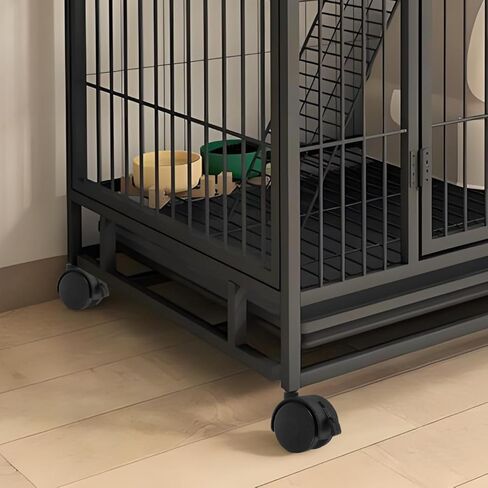 COLLBATH Stem Caster Wheels Replacement for Pet Cage 4.13X1.96X3.54In Smooth Quiet Rotatable Casters Compatible with Carpet Hardwood Floors and Vinyl 6 Pcs in Kuwait