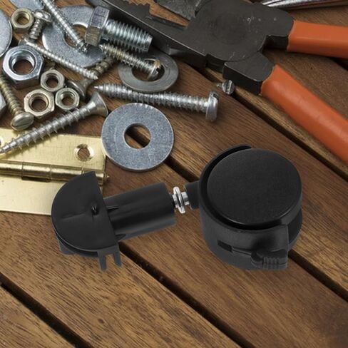 COLLBATH Stem Caster Wheels Replacement for Pet Cage 4.13X1.96X3.54In Smooth Quiet Rotatable Casters Compatible with Carpet Hardwood Floors and Vinyl 6 Pcs in Kuwait