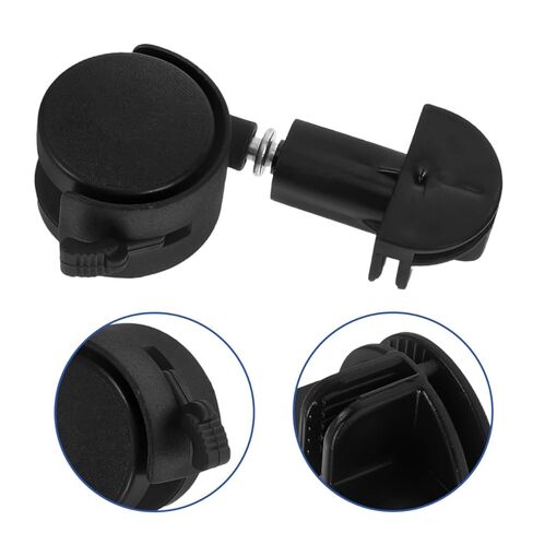 COLLBATH Stem Caster Wheels Replacement for Pet Cage 4.13X1.96X3.54In Smooth Quiet Rotatable Casters Compatible with Carpet Hardwood Floors and Vinyl 6 Pcs in Kuwait