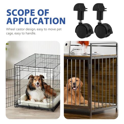 COLLBATH Stem Caster Wheels Replacement for Pet Cage 4.13X1.96X3.54In Smooth Quiet Rotatable Casters Compatible with Carpet Hardwood Floors and Vinyl 6 Pcs in Kuwait