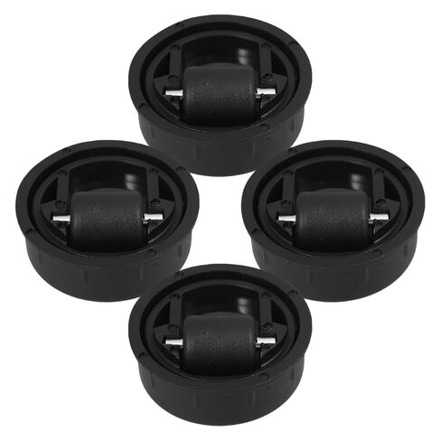 Gatuida Office Chair Caster Wheels 4pcs Low Profile Casters Silent High Weight Capacity for Office Furniture in Saudi Arabia